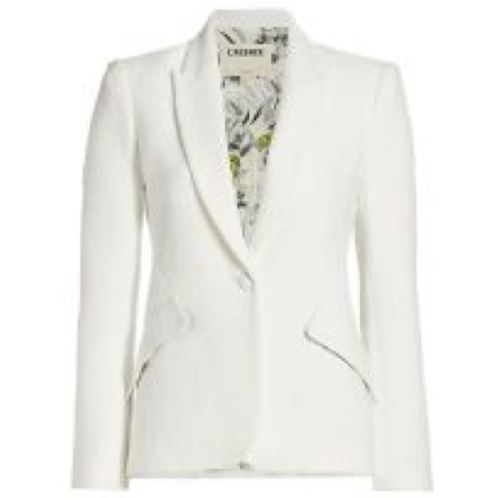 L'AGENCE Elegant White Blazer